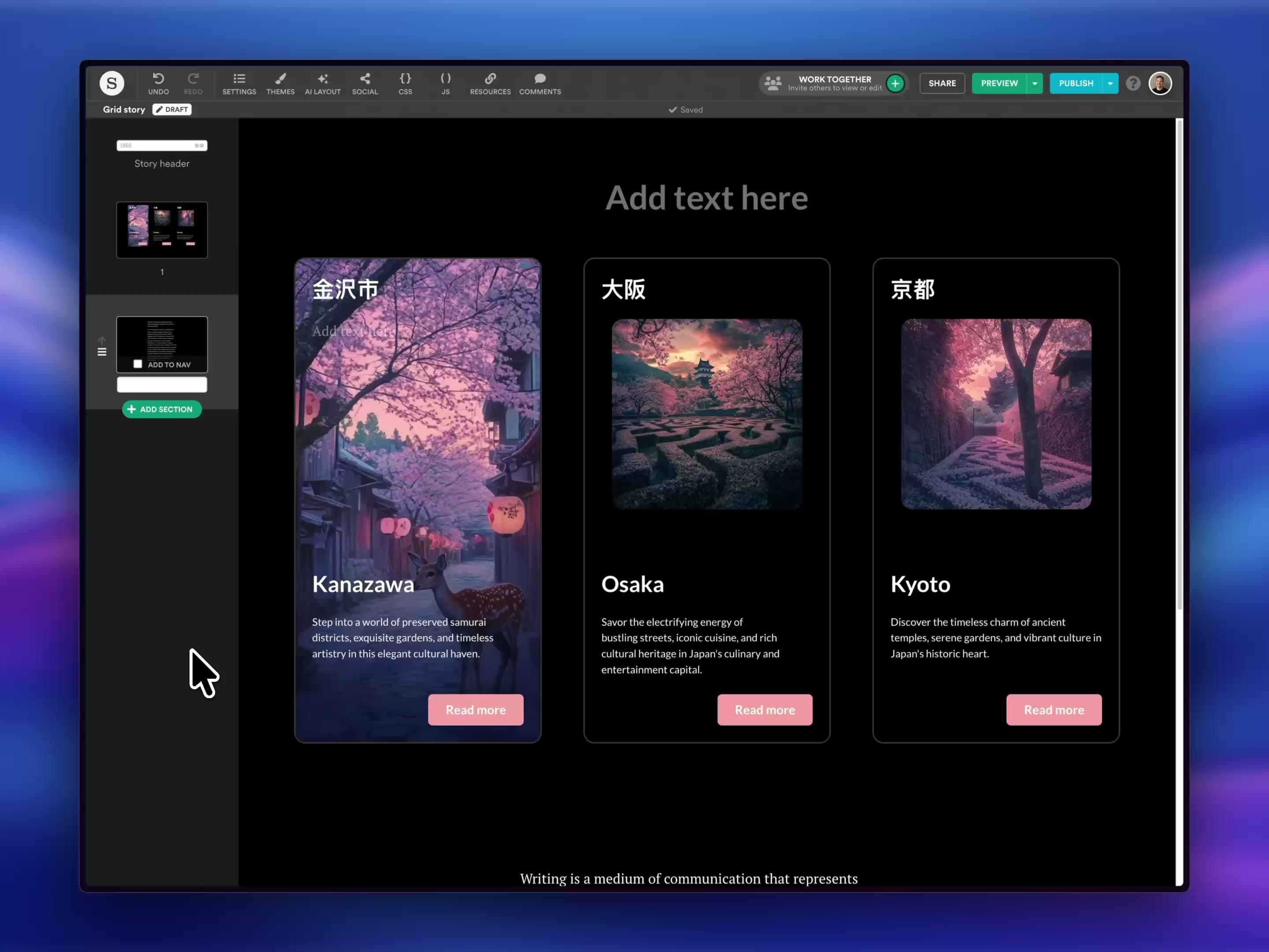 Updated Grid section